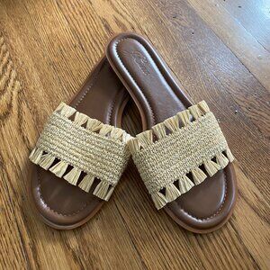J.Crew Raffia Sandals